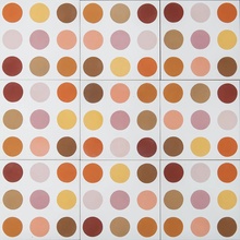 Marrakech Design Dots С000584709 Dots – pure white/bubblegum Vloertegel 20x20 cm - foto 1 - foto 1