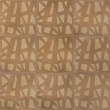 Marrakech Design Martin Bergström С000553478 Grid – sand/walnut Golvplatta 20x20 cm - foto 1 - foto 1