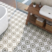 Mayolica Basil 20x20 см, porcelanato esmaltado, España, hidráulica - foto de interior 1 - foto 1