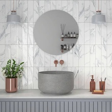 Mayolica Marble 7,5x30 см, ceramica, España, mármol calacatta - foto de interior 1 - foto 1