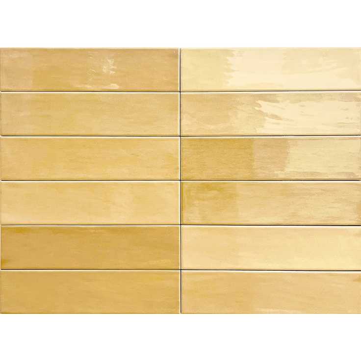 Mayolica Zellige С000616162 MAY009674_Zellige Ochre 7*28 porcelain tile 7x28 cm, Spain - photo 1 Mayolica Zellige С000616162 MAY009674_Zellige Ochre 7*28 porcelain tile 7x28 cm, Spain - photo 1