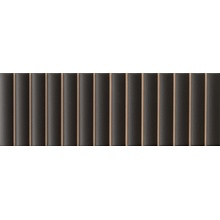 Micro 3D Forms С000595257 MI3DFL07__black_fluted azulejo de parede 10x30 cm, Itália - foto 1 - foto 1