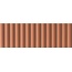 Micro 3D Forms С000595262 MI3DFL12_cotto_fluted wall tile 10x30 cm, Italy - photo 1 Micro 3D Forms С000595262 MI3DFL12_cotto_fluted wall tile 10x30 cm, Italy - photo 1