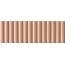 Micro 3D Forms С000595261 MI3DFL11__terracotta_fluted väggplatta 10x30 cm, Italien - foto 1