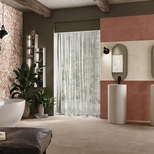 Mo.da Highway 30x60, glazed porcelain stoneware, Italy, concrete - interior photo 1 - photo 2