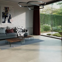 Monopole Aura 60x120 см, glazed porcelain stoneware, Spain, concrete - interior photo 1 - photo 3