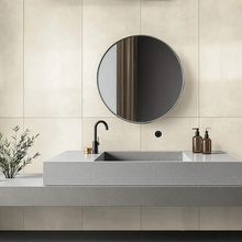 Monopole Aura 60x120 см, glazed porcelain stoneware, Spain, concrete - interior photo 1 - 2 Monopole Aura 60x120 см, glazed porcelain stoneware, Spain, concrete - interior photo 1 - photo 2