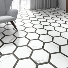 Monopole Denia 22x25 см, glazed porcelain stoneware, Spain, calacatta marble - interior photo 1 - photo 4