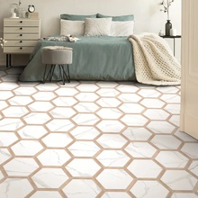Monopole Denia 22x25 см, glazed porcelain stoneware, Spain, calacatta marble - interior photo 1 - 3 Monopole Denia 22x25 см, glazed porcelain stoneware, Spain, calacatta marble - interior photo 1 - photo 3