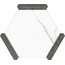 Monopole Denia С000621294 002534_Avantdeniagraphite22*25 porcelain tile 22x25 cm, Spain, calacatta marble - photo 1