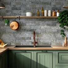 Monopole Denver 7,5x28 см, glazed porcelain stoneware, Spain, brick - interior photo 1 - photo 4
