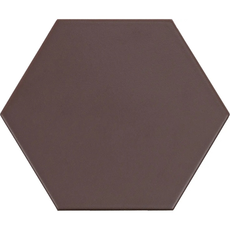 Monopole Hexagon Colors С000521463 Hexagono Marron 20x24 porcelain tile 20x24 cm, Spain, monochrome - photo 1