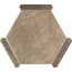Monopole Lancelot С000622118 002722_AvantlancelotBrown22X25 porcelain tile 22x25 cm, Spain, concrete - photo 1