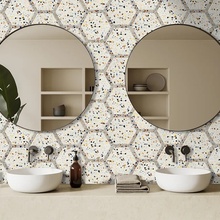 Monopole Maggiore 22x25 см, glazed porcelain stoneware, Spain, terrazzo - interior photo 1 - photo 4