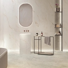 Museum Dahlia 33,3x100, unglazed porcelain stoneware, Spain, other types of marble - interior photo 1 - 2 Museum Dahlia 33,3x100, unglazed porcelain stoneware, Spain, other types of marble - interior photo 1 - photo 2