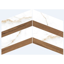Museum Dual 32076 White Porto Chevron NT Dekor 21,9x30 cm, Spanien, holzoptik - Foto 1 - Foto 1