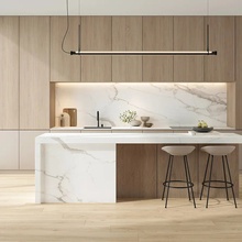 Museum Lumiere 33,3x100, glazed porcelain stoneware, Spain, calacatta - interior photo 1 - 2 Museum Lumiere 33,3x100, glazed porcelain stoneware, Spain, calacatta - interior photo 1 - photo 2
