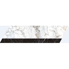 Museum Supreme 27874 White Black Arr 1 Ep Decoração 14,6x51 cm, Espanha, efeito marmore - foto 1 - foto 1