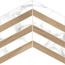 Museum Haute С000546956 31155_D.HAUTE WHITE/KALUA CHEVRON SP/30X21,9 Mosaic 21,9x30 cm, Spain, other types of marble - photo 1