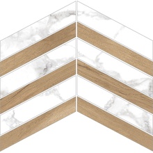 Museum Haute С000546956 31155_D.HAUTE WHITE/KALUA CHEVRON SP/30X21,9 Mozaikk 21,9x30 cm, Spania, andre marmortyper - foto 1 - foto 1