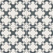 Mutina Azulej С000202939 PUA47_Azulej Estrela Nero 20X20 gres porcelánový 20x20 cm, Itálie, pod betonem - fotografie 1 - foto 1