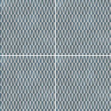 Mutina Azulej PUA24 Trama Grigio Decor 20x20 cm, Italy - photo 1 - photo 1