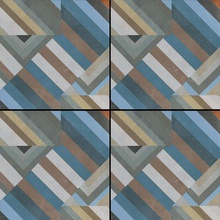 Mutina Azulej PUA26 Prata Grigio Decor 20x20 cm, Italy - photo 1 - photo 1