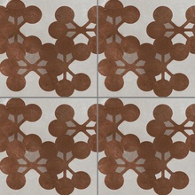 Mutina Azulej PUA28 Flores Grigio Decor 20x20 cm, Italy - photo 1 - photo 1