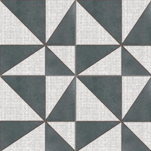 Mutina Azulej PUA41 Gira Nero Decor 20x20 cm, Italy - photo 1 - photo 1