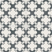 Mutina Azulej PUA47 Estrela Nero Decor 20x20 cm, Italy - photo 1 - photo 1