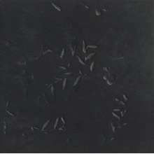Mutina Chymia С000460015 GAC24_chymia impronta black 30x30 gres porcelánový 30x30 cm, Itálie - fotografie 1 - foto 1