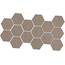 Mutina Déchirer С000100317 Pudd45_MosaicoRandomDecorEcru Mozaika 21x44 cm, Itálie - fotografie 1 Mutina Déchirer С000100317 Pudd45_MosaicoRandomDecorEcru Mozaika 21x44 cm, Itálie - fotografie 1