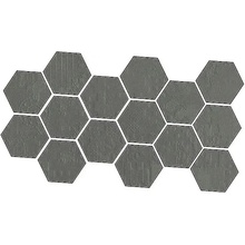 Mutina Déchirer С000100315 Pudd43_MosaicoRandomDecorPiombo Mosaiikki 21x44 cm, Italia - kuva 1 - kuva 1