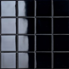 Mutina DIN С000525831 KGDG52_black glossy 30,2x30,2 (7,4x7,4) Мозаика 30,2x30,2 см, Италия, моноколор - фото 1 - фото 1