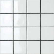 Mutina DIN С000525830 KGDG51_white glossy 30,2x30,2 (7,4x7,4) Мозаика 30,2x30,2 см, Италия, моноколор - фото 1 - фото 1