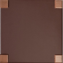 Mutina Homage to the Square JAS13 HOMAGE SQUARE DOT CHOCOLATE porcelain tile 15x15 cm, Italy - photo 1 - photo 1
