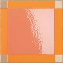 Mutina Homage to the Square JAS07 HOMAGE SQUARE DASH PEACH porcelain tile 15x15 cm, Italy - photo 1 - photo 1