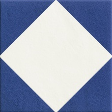 Mutina Mattonelle Margherita NDM41 Rhombus White Decoração 20,5x20,5 cm, Itália - foto 1 - foto 1