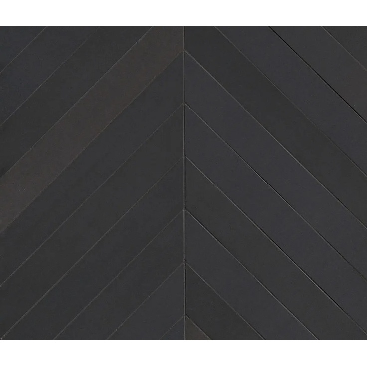 Mutina Mews С000261445 BOM97_Mews chevron soot 5.5x39.4 porcelain tile 5,5x39,4 cm, Italy - photo 1 Mutina Mews С000261445 BOM97_Mews chevron soot 5.5x39.4 porcelain tile 5,5x39,4 cm, Italy - photo 1