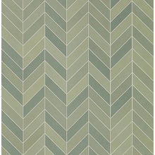 Mutina Mews С000586775 BOM60_Mews chevron green 5.5x19.6 Feinsteinzeug 5,5x19,6 cm, Italien - Foto 1 - Foto 1