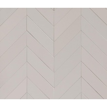 Mutina Mews BOM61 Chevron Chalk gres porcelánový 5,5x19,6 cm, Itálie - fotografie 1 - foto 1