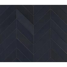 Mutina Mews BOM66 Chevron Ink gres porcelánový 5,5x19,6 cm, Itálie - fotografie 1 - foto 1