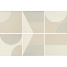 Mutina Puzzle BOZCM31 Comb Graphic Faroe Decor 25x25 cm, Italy - photo 1 - photo 1