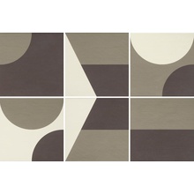 Mutina Puzzle BOZCM32 Comb Graphic Gotland Decor 25x25 cm, Italy - photo 1 - photo 1