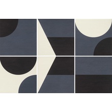 Mutina Puzzle BOZCM35 Comb Graphic Anglesey Decor 25x25 cm, Italy - photo 1 - photo 1