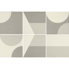 Mutina Puzzle BOZCM38 Comb Graphic Aland Decor 25x25 cm, Italy, stone  - photo 1 - photo 1
