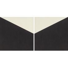 Mutina Puzzle BOZED54 Comb Edge Coal Decor 25x25 cm, Italy - photo 1 - photo 1