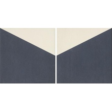Mutina Puzzle BOZED55 Comb Edge Smoke Decor 25x25 cm, Italy - photo 1 - photo 1