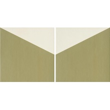 Mutina Puzzle BOZED57 Comb Edge Olive Decor 25x25 cm, Italy - photo 1 - photo 1