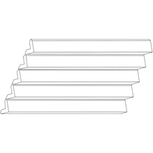 Mutina Rombini BORTS03 Triangle Small Green Special Element 18,6x31,5 cm, Italy - photo 1 - photo 1